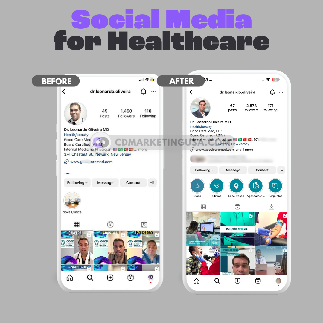 Social Media Newark - New Jersey doctor HEALTHCARE marketing